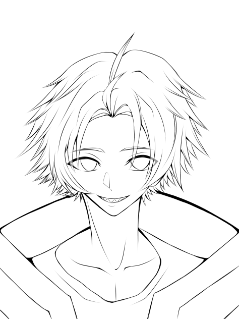 シヴァ🍑(線画)