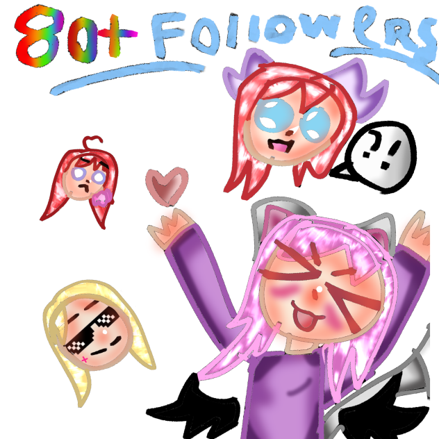 THANKS FOR 80+ FOLLOWERS