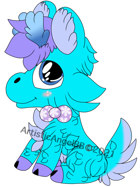 Blue And Purple Little Boy Reindeer