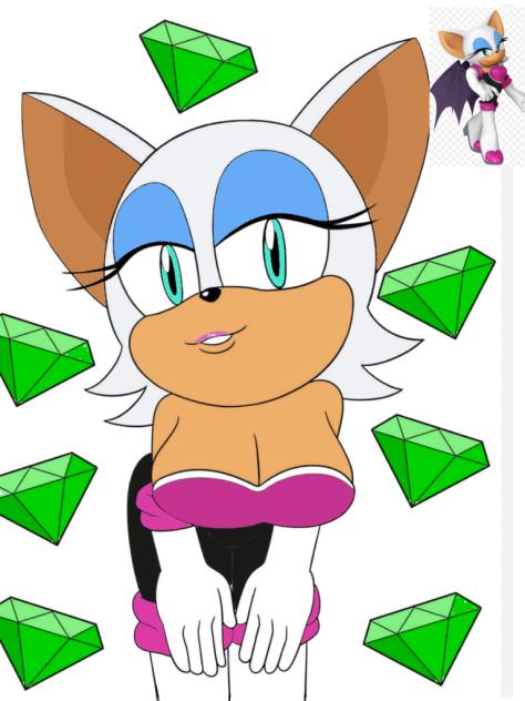 rouge the bat ❤❤