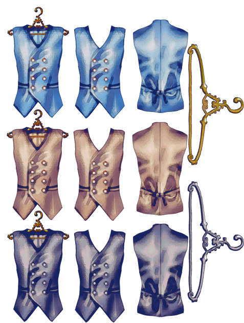 Men's vests (2nd version)