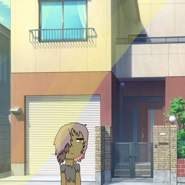 Homeless girl.