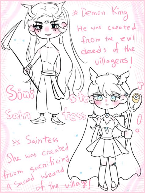 Sinister Saint comic idea OCs!