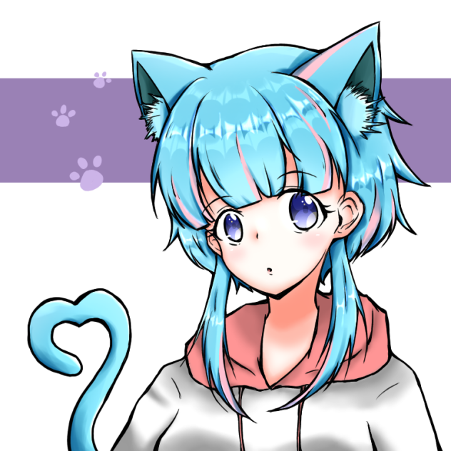 猫耳🐱　塗ってみた