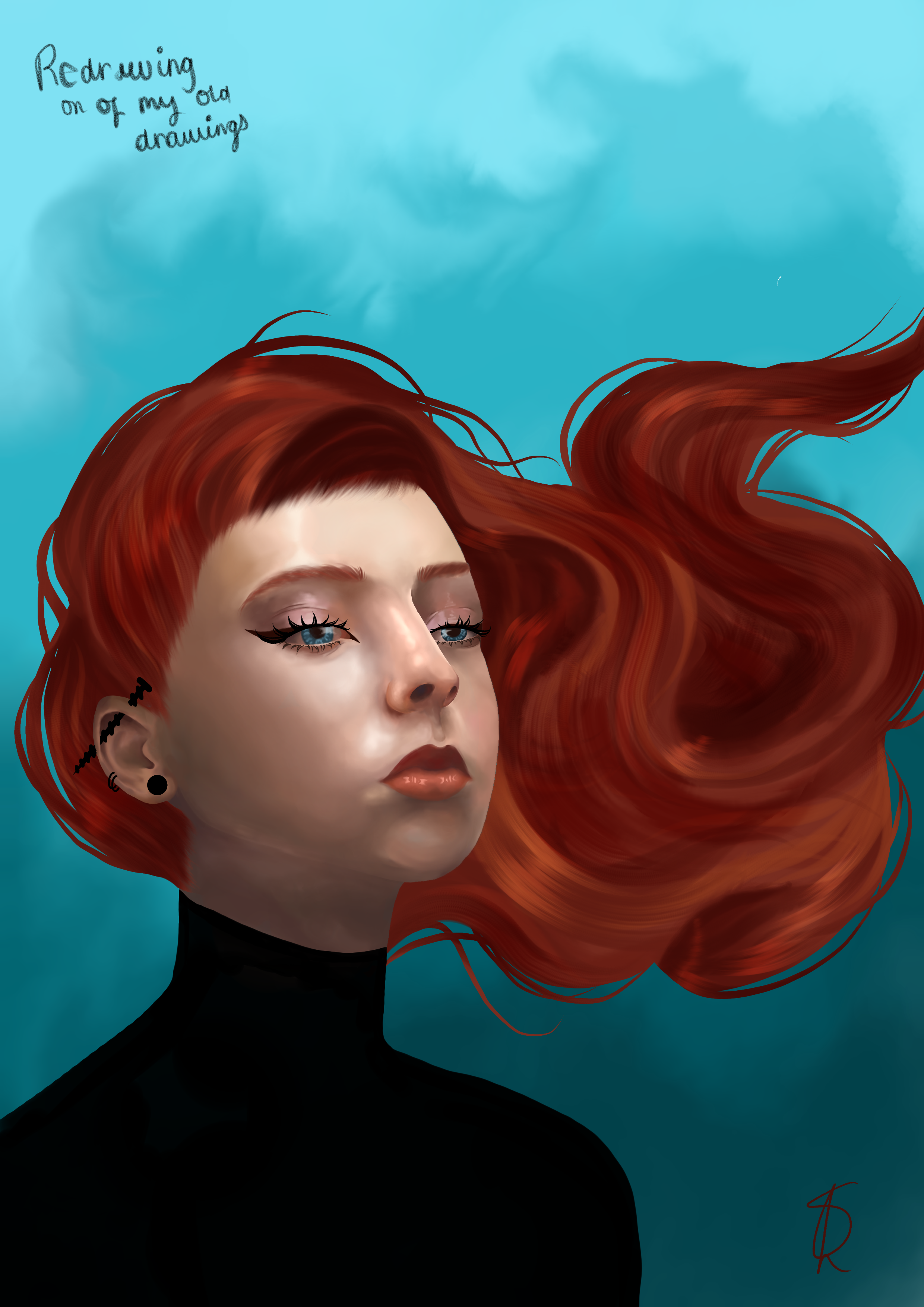 Redrawing one of my old drawings - ibisPaint