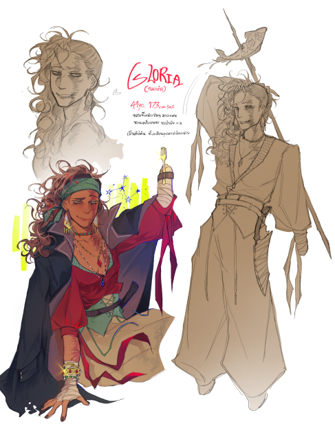 Captain Gloria character sheet