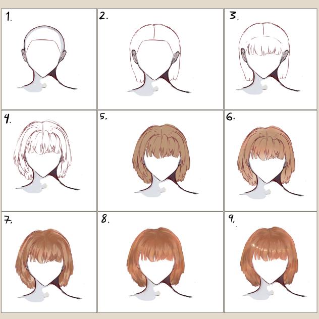 Hair tutorial - ibisPaint