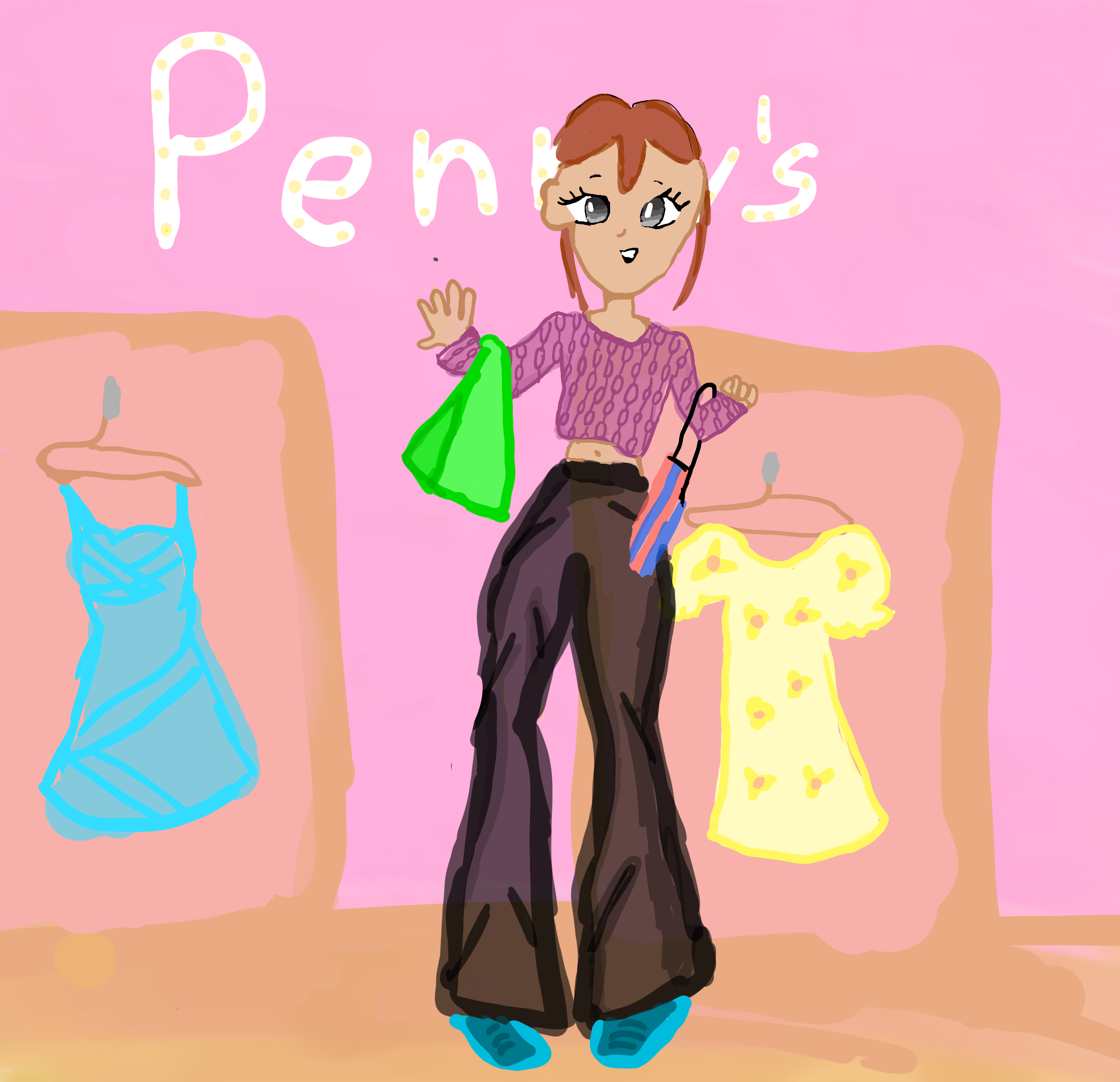 clothes shopping - ibisPaint