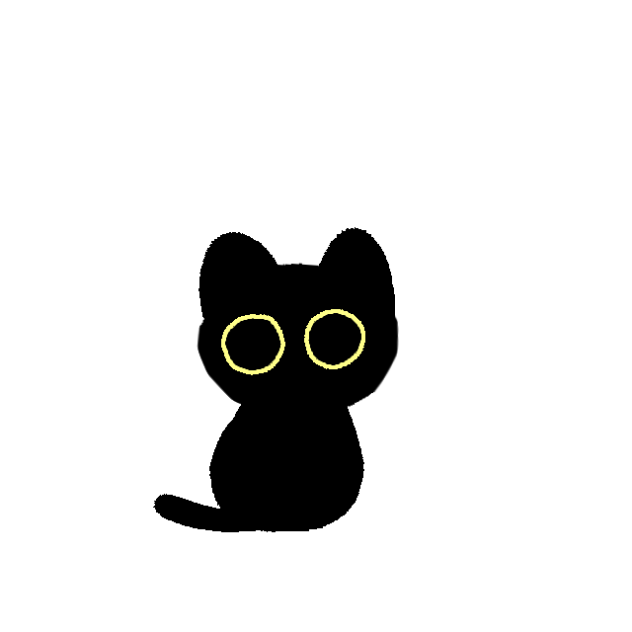 a black cat