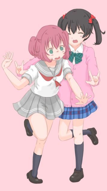 にこちゃんルビィちゃん