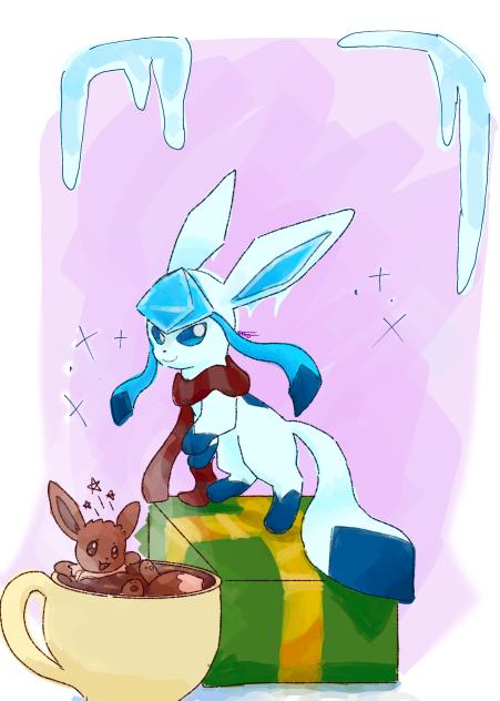 glaceon y eevee