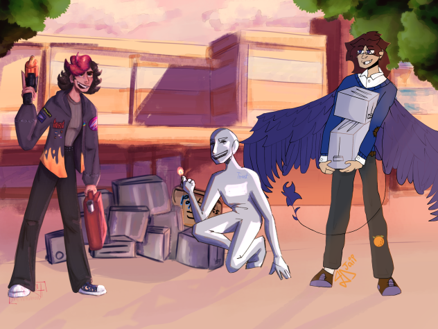 a Toasty Fire collab - ibisPaint