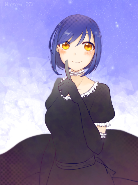 青と星と女の子