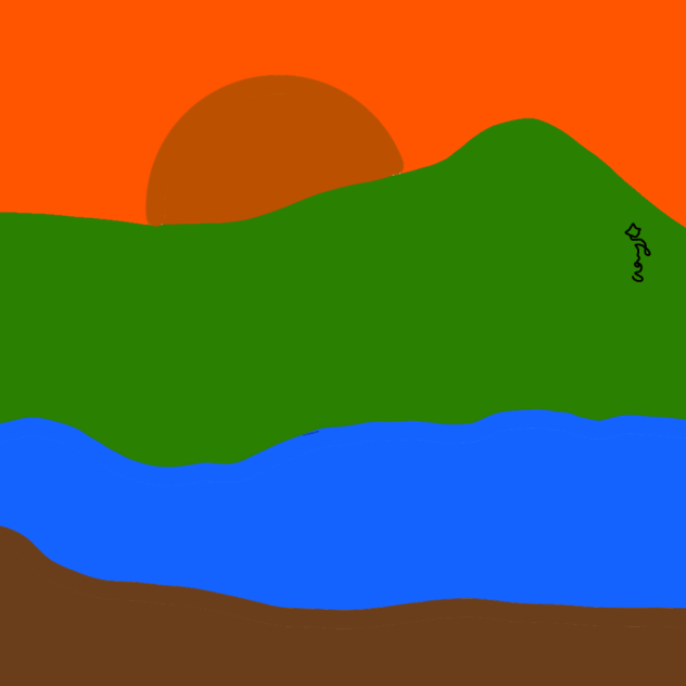 Mountain view - ibisPaint