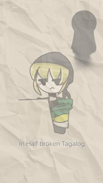 In half broken Tagalog EOFT
