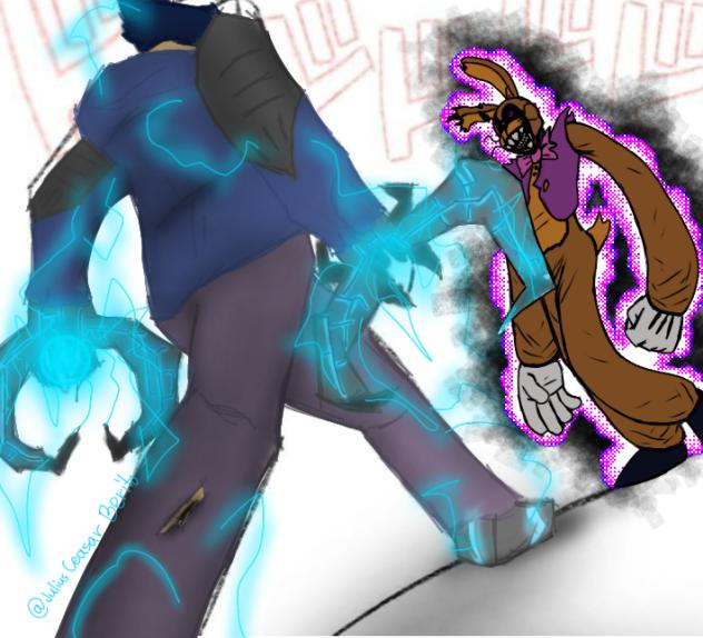 Fighting collab 😈💜🔪🩸🧟‍♂️