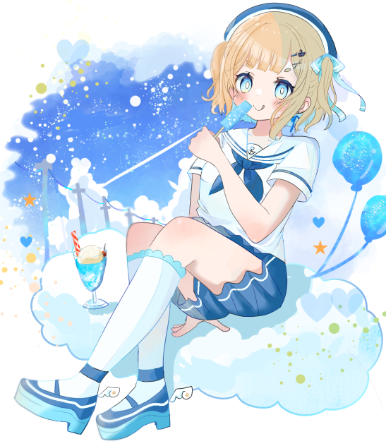 ソーダアイスキャンディー
