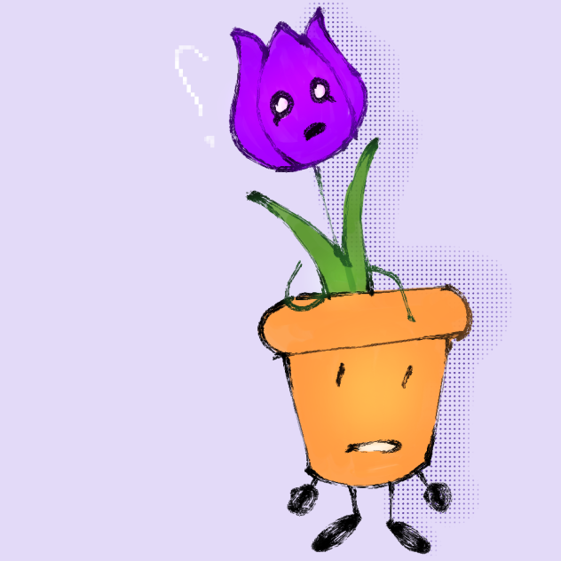 Tulip and pot😱😱
