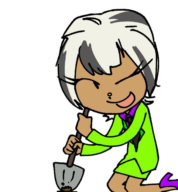 Starlight digging a hole