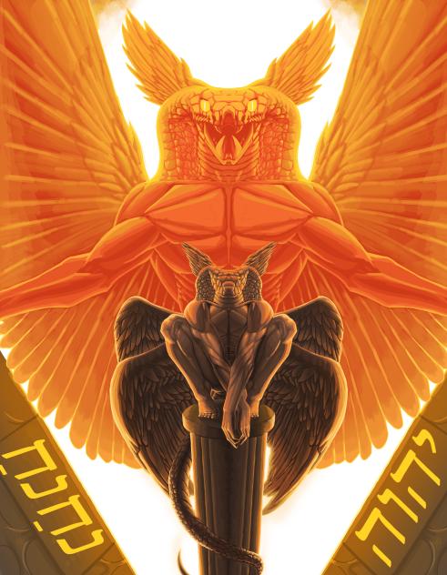 burning serpents