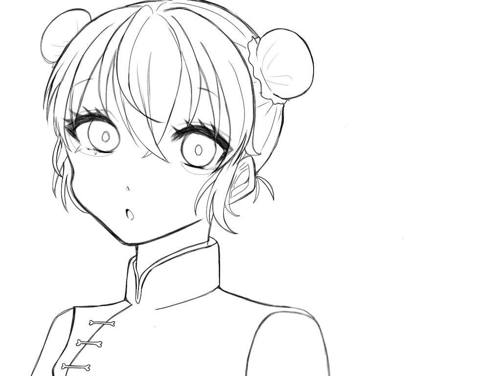 線画配布ぅ Ibispaint