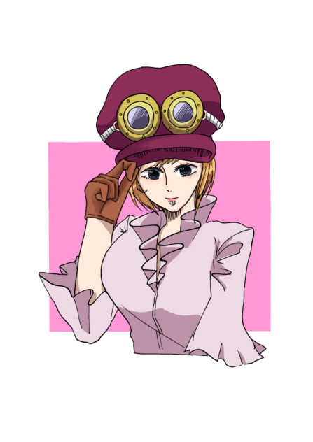 ワンピースのコアラちゃんを自分絵で描いてみました〜！