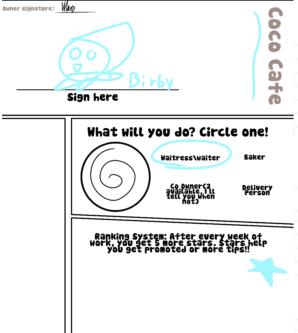 coco cafe form