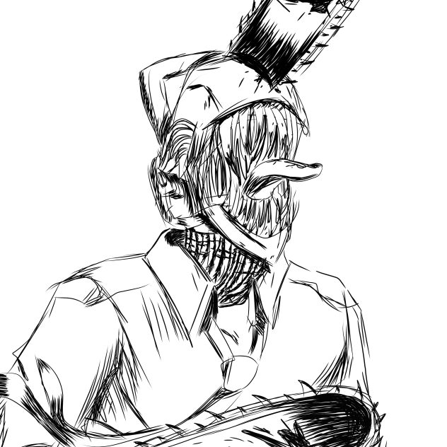 chainsaw man drawing