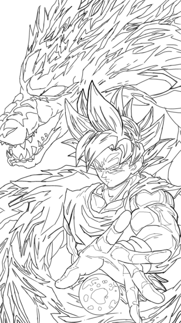 Goku UI Dragon