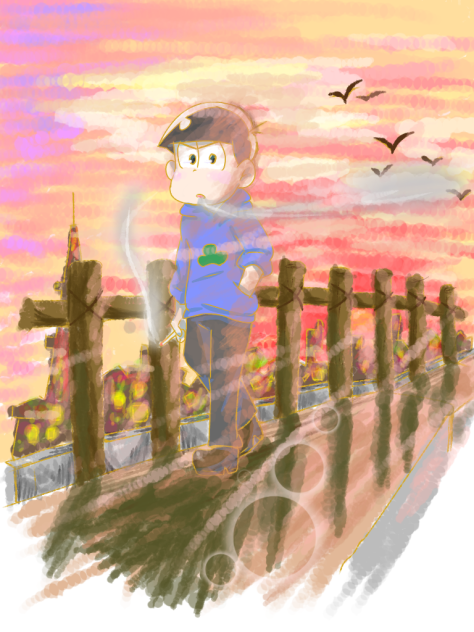 夕方-カラ松
