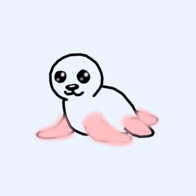 Mega harp seal from adopt me