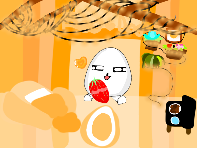 Eggdog In His Room