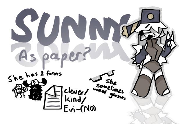Sunny as paper!