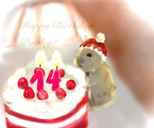 For ArtistOfCourse!🎂🐁