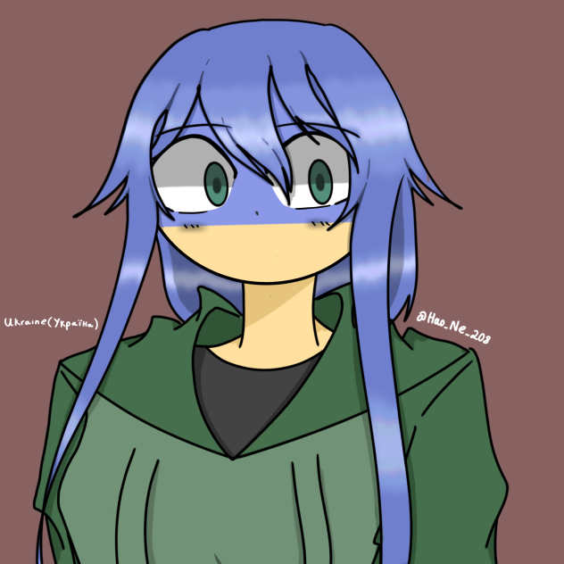 Ukraine redraw (Countryhumans)