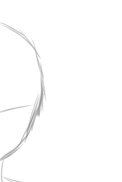 Base for half a face-