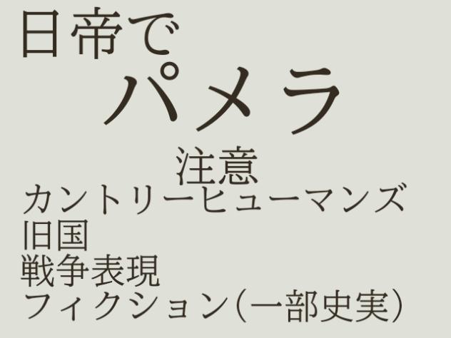 日帝でパメラ(色々注意)