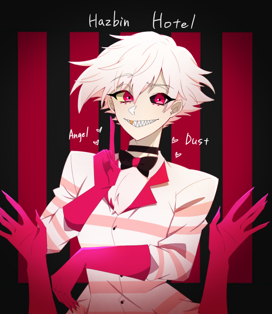 Hazbin Hotel Angel dust(エンジェルダスト)ピンズ 💗 Angel Dust 💗 #hazbinhotel #angeldust #ハズビンホテル