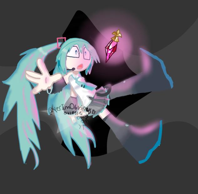 HATSUNE MIKU {First time shading!!!!!!!✨