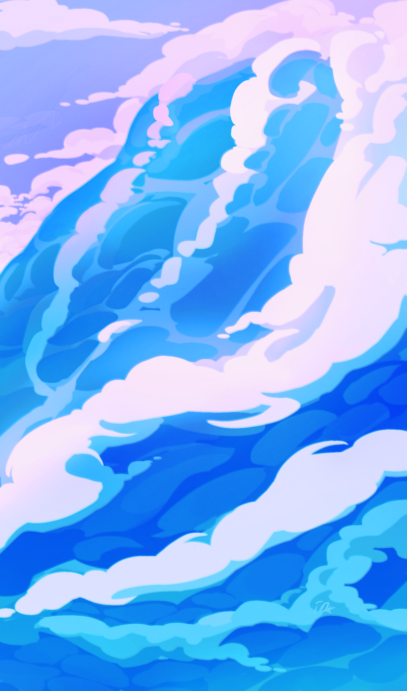 Sea waves ôoô - ibisPaint