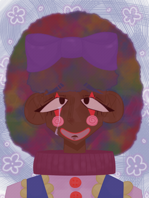 Sad clown