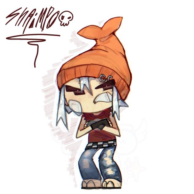 Shrimpo as a human!