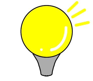 LEDタイプの電球をはじめて描きました