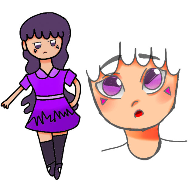 purple or violet