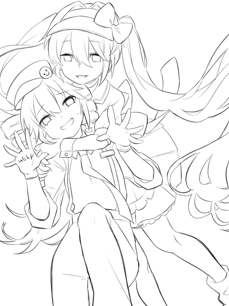 メズマライザー　塗り絵