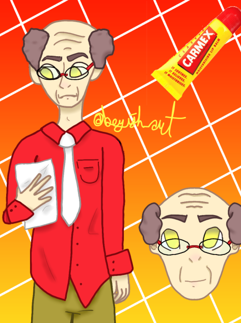 Carmex chapstick man