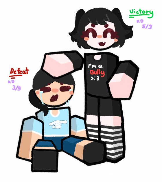 Me and my little sis in roblox