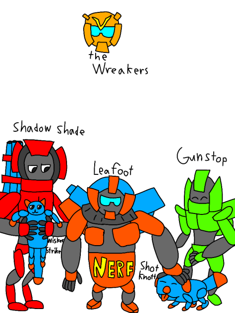 my fanmade botbots squad
