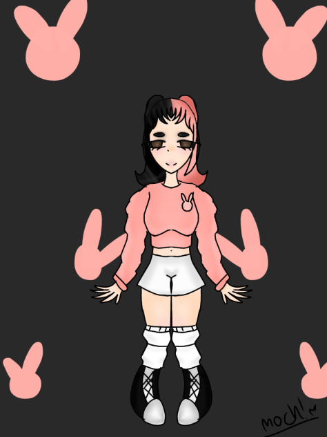 💖🖤🤍🐰