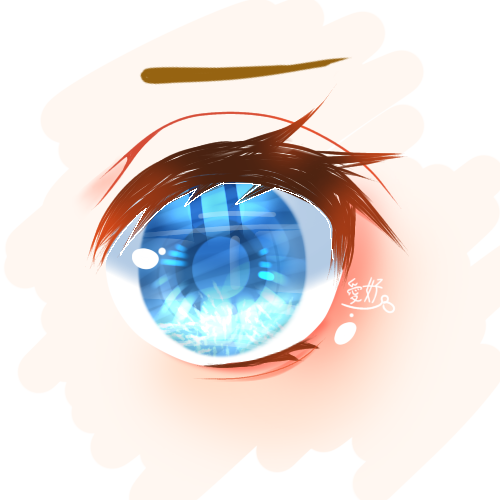 目(普通に描くの飽きた)